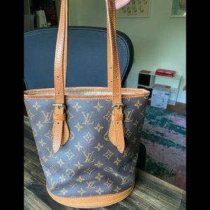 Authentic Louis Vuitton Petite Bucket